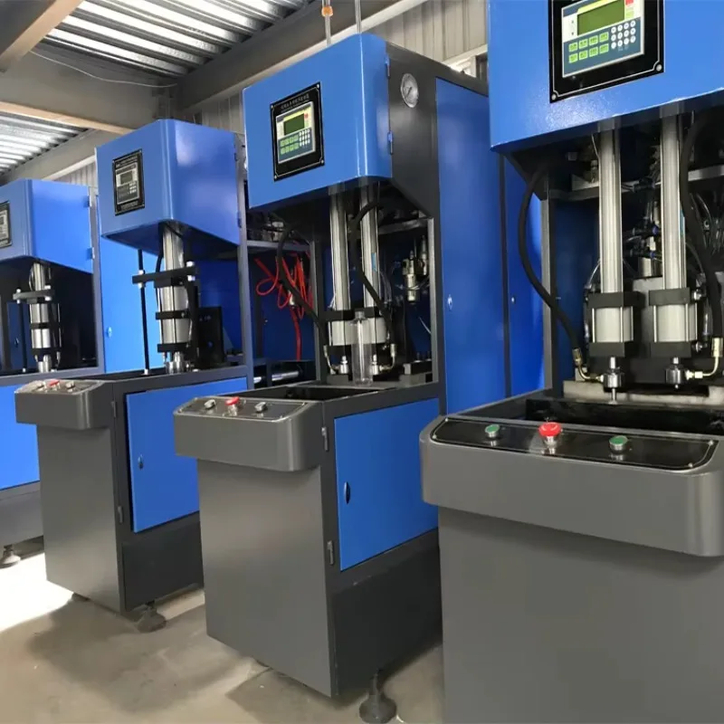 Durable Semi Automatic PET Bottle Blower Machine Plastic Water Juice Bottle Making Equipment for Small Scale Production