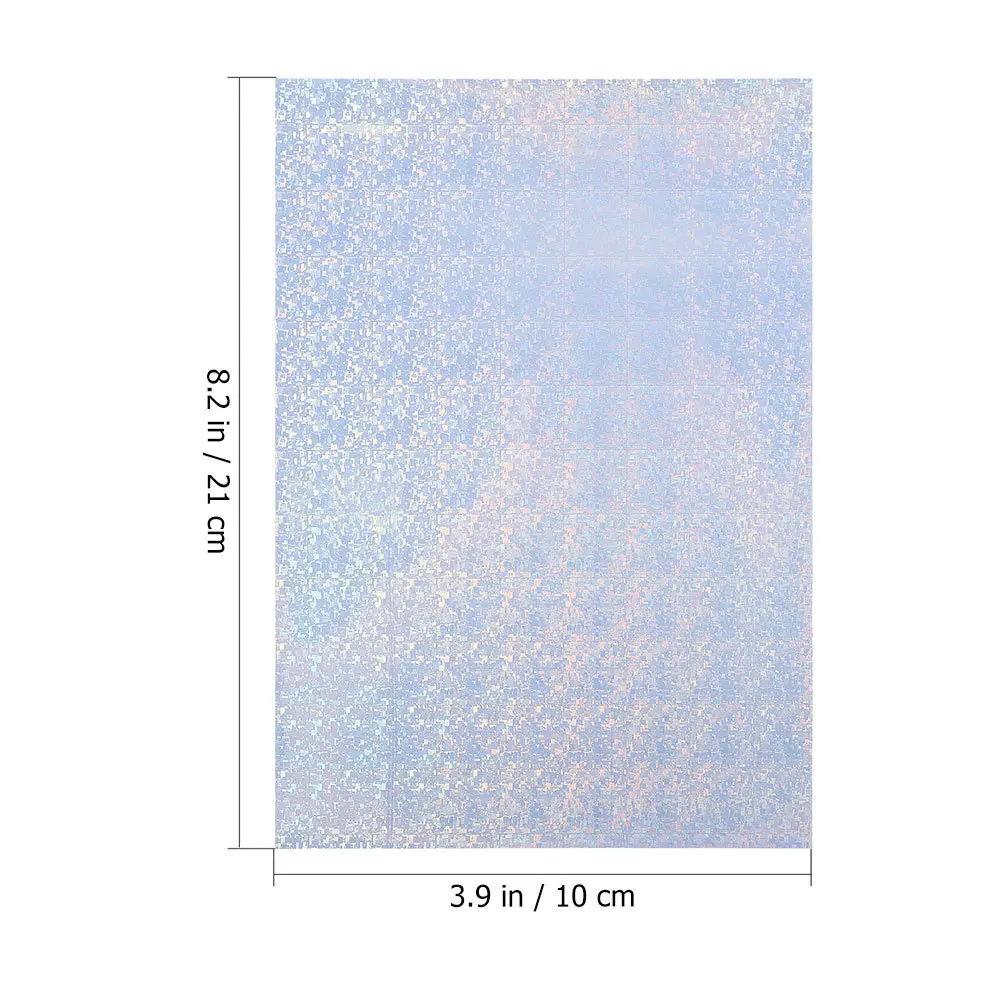 8 قطع من ورق الصور بالليزر المقاوم للماء، ورقة طباعة ملونة لامعة للاستخدام المنزلي والمكتب والمدرسة، زيت مقاوم للخدش