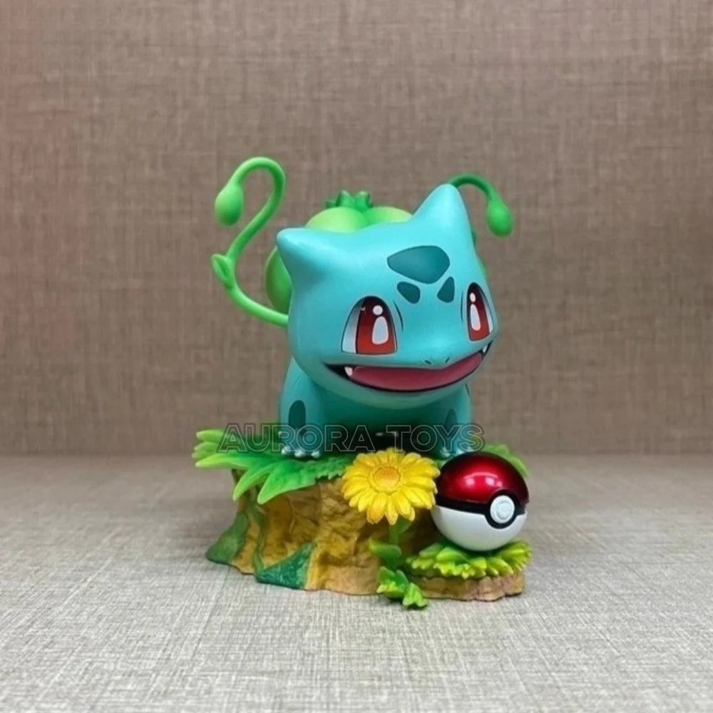 10cm/3.94in Anime Pokemon Figure Bulbasaur Action Figures Pvc Statue Desk Ornament Collection Model Toys for Children Gifts