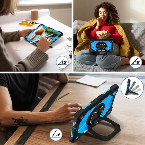 Imagen 2 del producto Para Samsung Galaxy Tab A9plus 11 pulgadas SM-X210 A7 Lite A8 10,5 X200 X205 X207 A9 8,7 pulgadas funda para niños con soporte a prueba de golpes para tableta