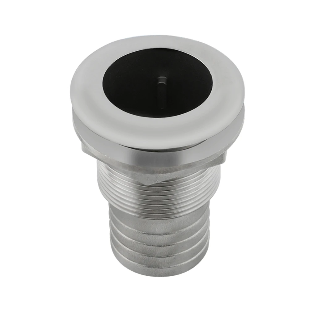 البحرية 316 الفولاذ المقاوم للصدأ من خلال بدن المناسب موصل نصف موضوع منفذ المياه قارب الآسن استنزاف خرطوم المناسب #4