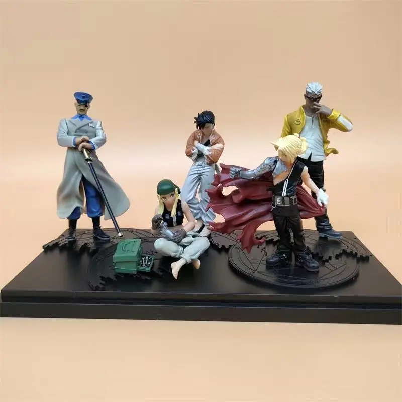 

5. Стальные алхимики Эдвард Альфонс, Винни и Полковник Рой. Фигурка Орнамент Подарки.