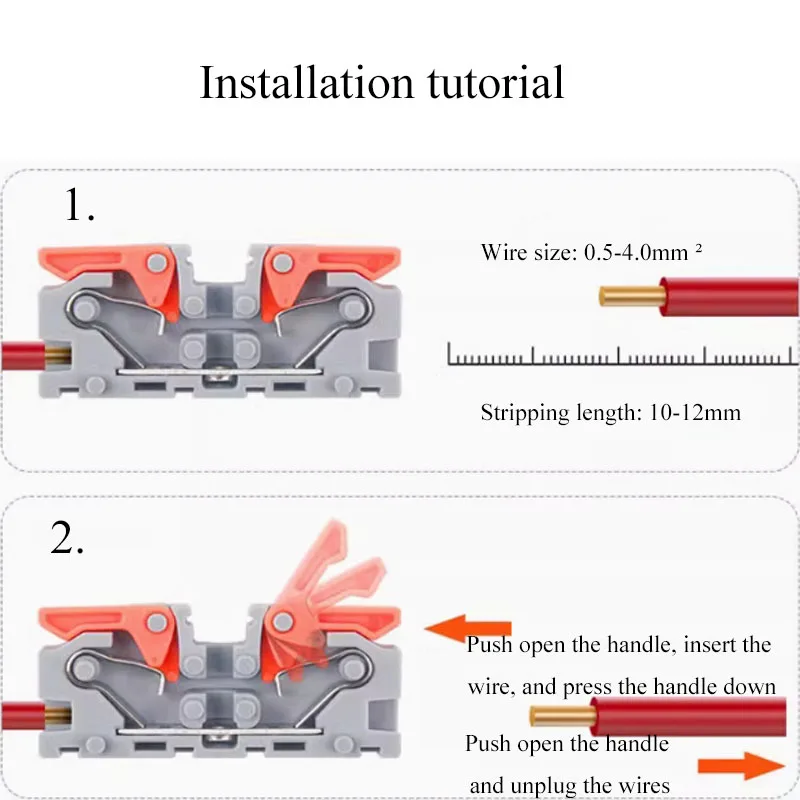 Wire Connectors Quick Wire Connectors Cable Connection Terminals Mini Wiring Terminals Push In Fixed Holes Multiple Outlets