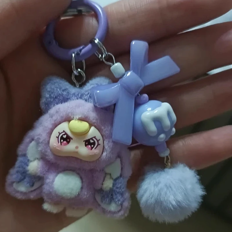 فراشة عقدة نمط أفخم الأذن الكبيرة ثلاث سنوات دمية المفاتيح دمية على ظهره قلادة العصرية لعبة دمية ملحق صغير هدية #3