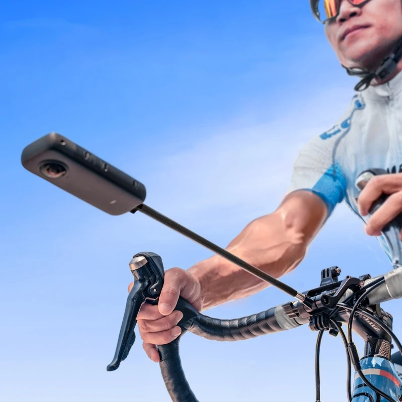 For Insta360 third-person bike handlebar accessories compatible with ONE RS/X2/R/X3 road cycling follow view 2