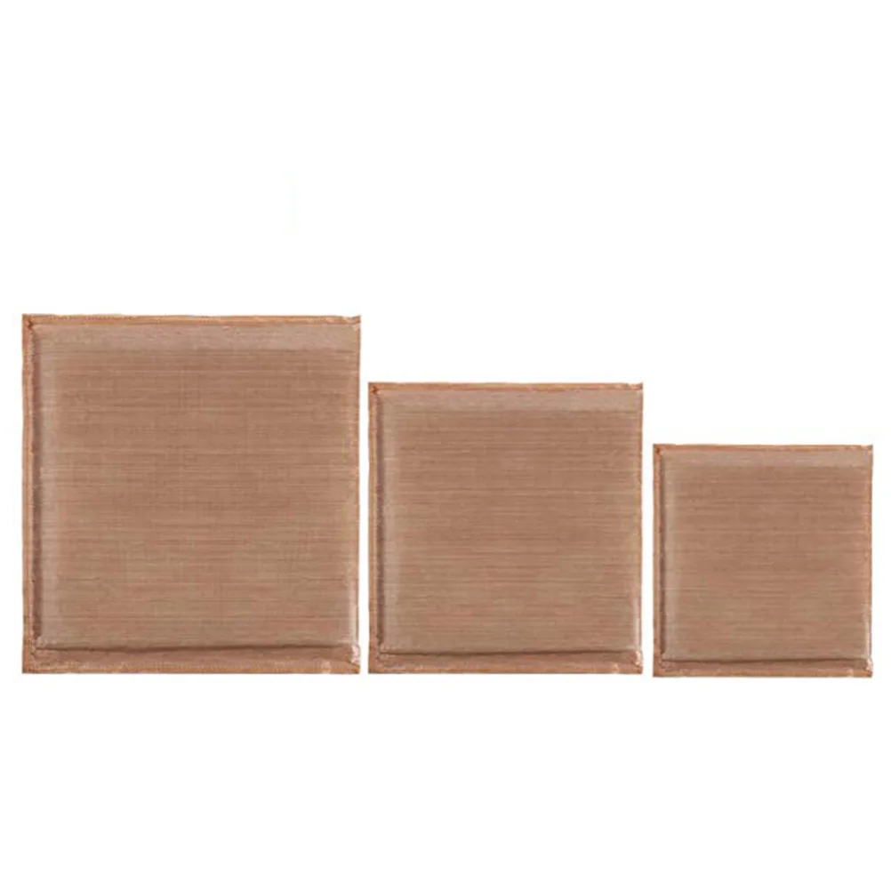 

3pcs Heat Press Pillow Sublimation Supplies Non Stick Reusable Polyester Transfer Mat for Clothing Accessories Hats