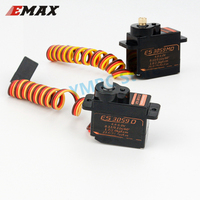 4PCS EMAX ES3059D 9g Plastics Gear Digital Servo ES3059MD 12g Metal Digital Servos for RC Model and Robot PWM Actuator