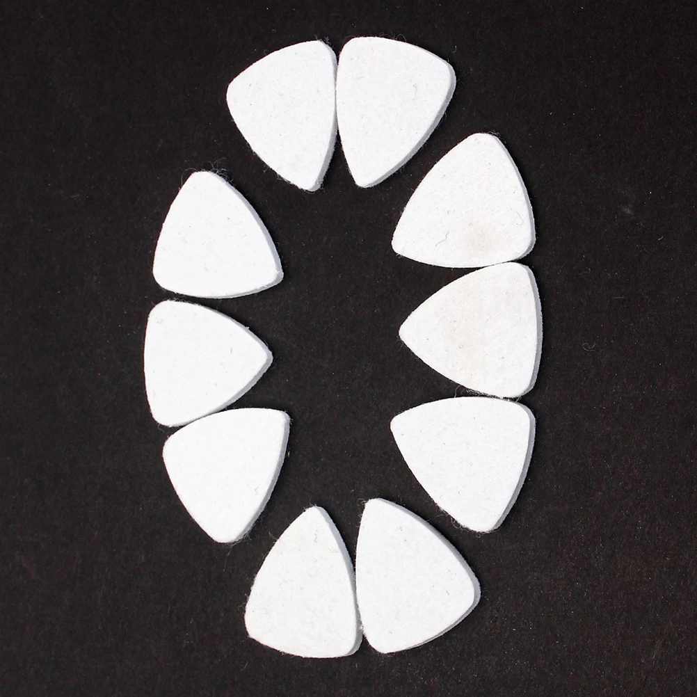 10 قطعة جيتار من الصوف اختيار لينة ورأى الريشة الصوتية الغيتار القيثارة أغنية سميكة الشكل خفيفة الوزن دائم مريحة #3