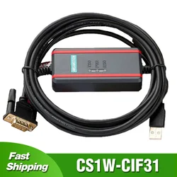 CS1W-CIF31 for Omron USB To R232 USB-CIF31 Serial Switch Programming Cable USB-RS232 Optical Isolation Adapter Converter Line