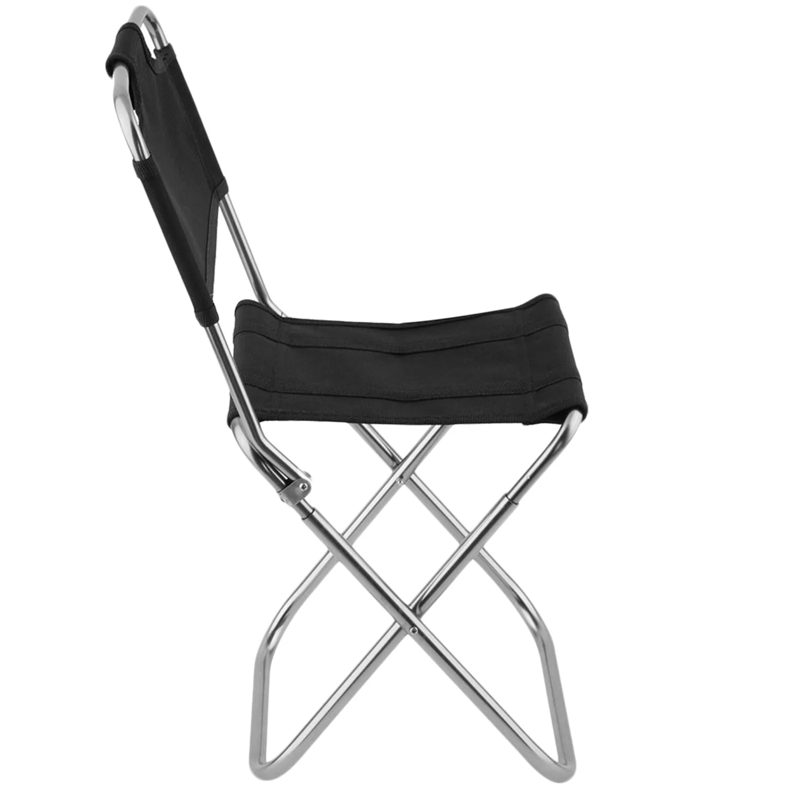 

Foldable Chair Outdoor 22.5X23.5X47.5 Cm Portable Camping Stool Lightweight Aluminum Alloy Frame 600D Oxford Fabric