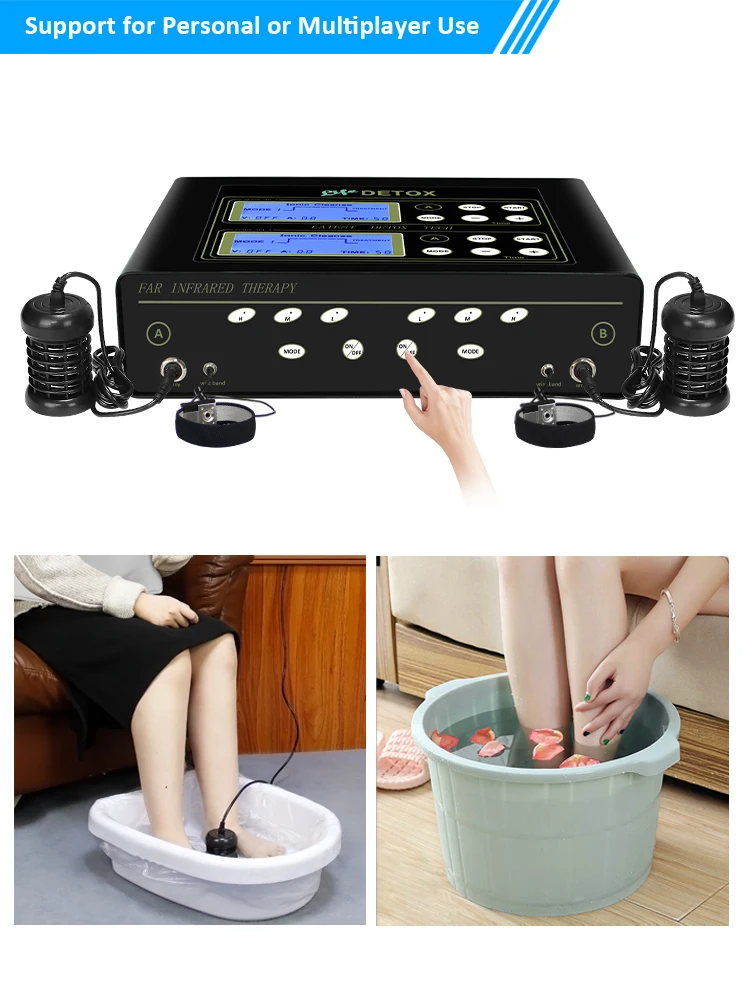 Factory Direct Life Detoxify Health Device with High Quality Arrays HK-809 Foot Bath Detox Machine