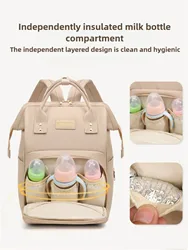 Mochila pañalera impermeable para viaje – Compatible con cochecito