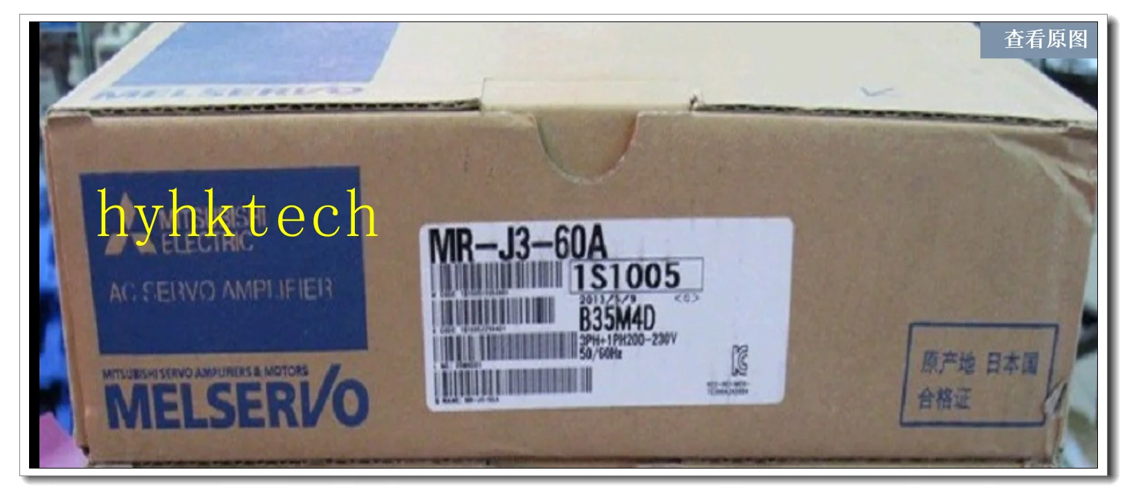 

MR-J3-60A original Drive Servo module, 100% work before shipment.