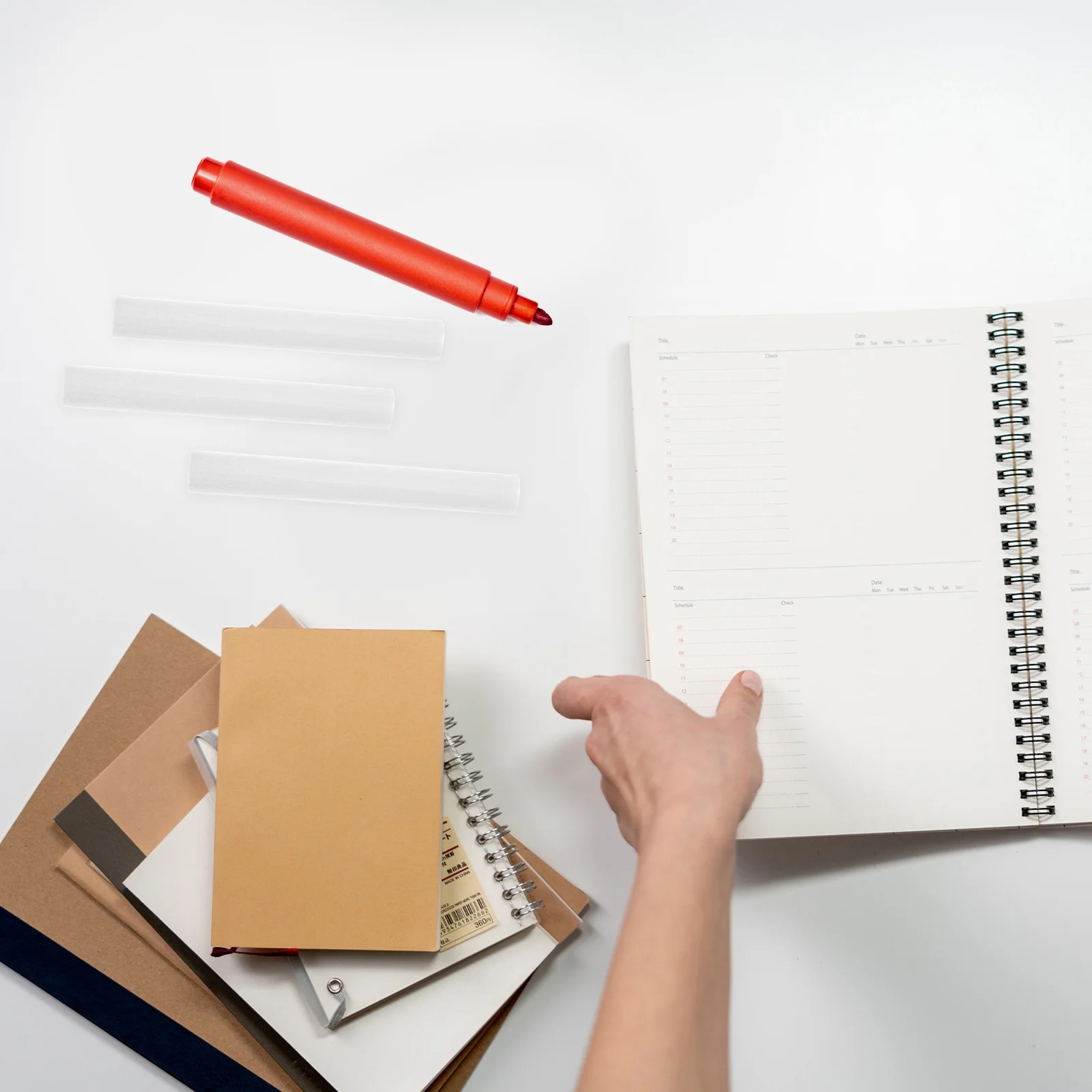 100 Pcs Marker Cotton Core Oil Painting Pen Refills Convenient Replacement Lengthen