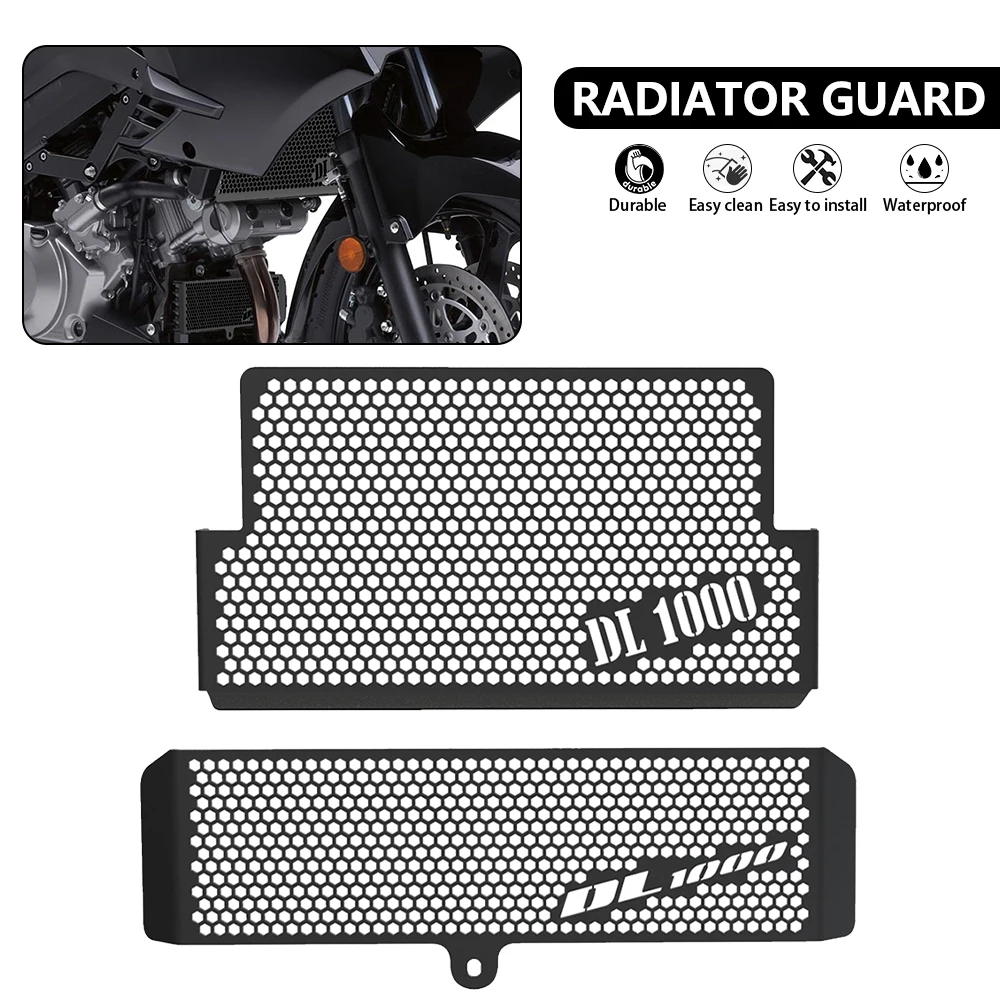 

Radiator Grille Oil Cooler Guard Protection Grill Cover Parts For SUZUKI DL1000 V-Strom 2004 2005 2006 2007 DL 1000 VStrom 1000