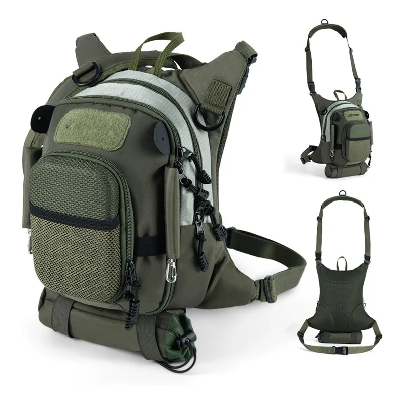 

Нагрудный пакет для рыбалки нахлыстом, легкая нагрудная сумка для хранения снастей, мужская сумка с регулируемым мягким поясным ремнем, нагрудные сумки bolso