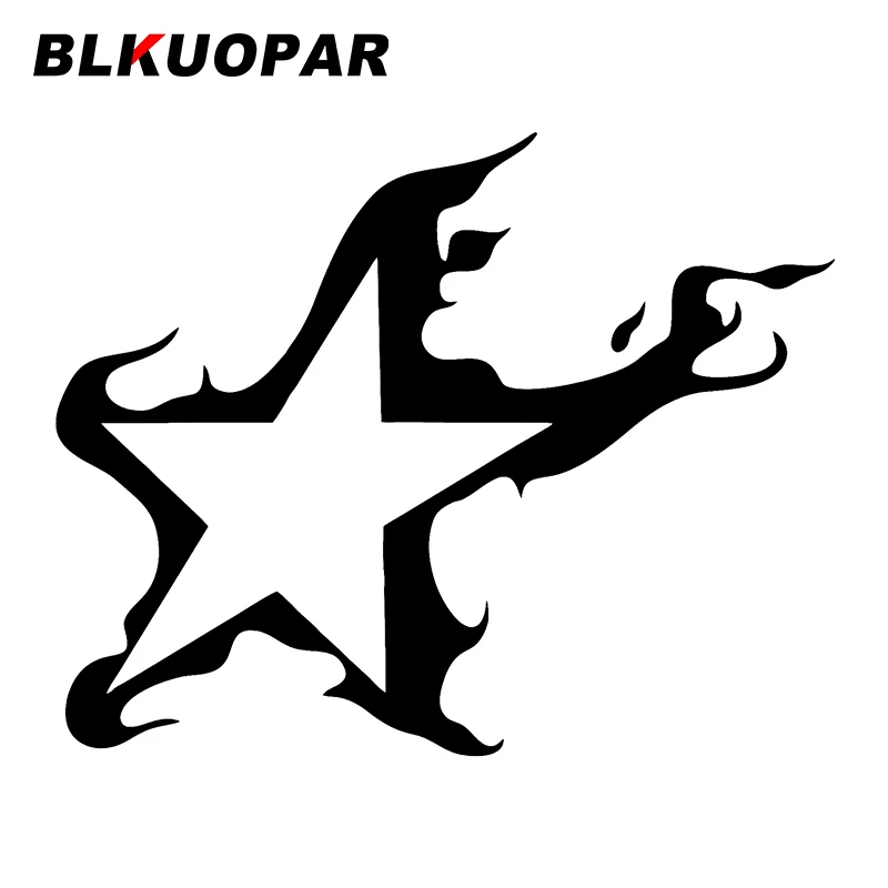 BLKUOPAR for Black Rock Shooter Star Car Sticker Creative Waterproof Decal Personality Refrigerator Motorcycle Car Accessories