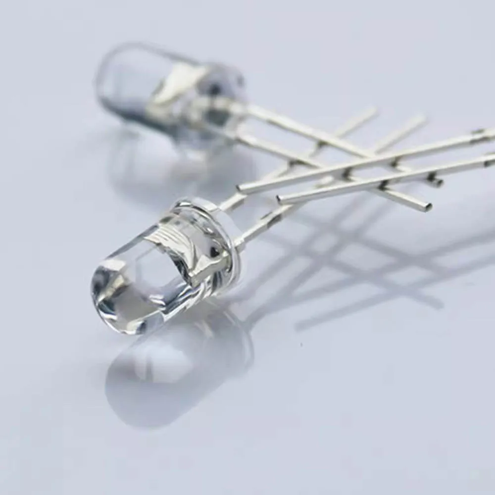 100pcs (10 colors x 10pcs) 3mm LED Diode Kit 3 mm 3V Set Light Emitting Warm White Green Red Blue Yellow Orange Purple UV Pink