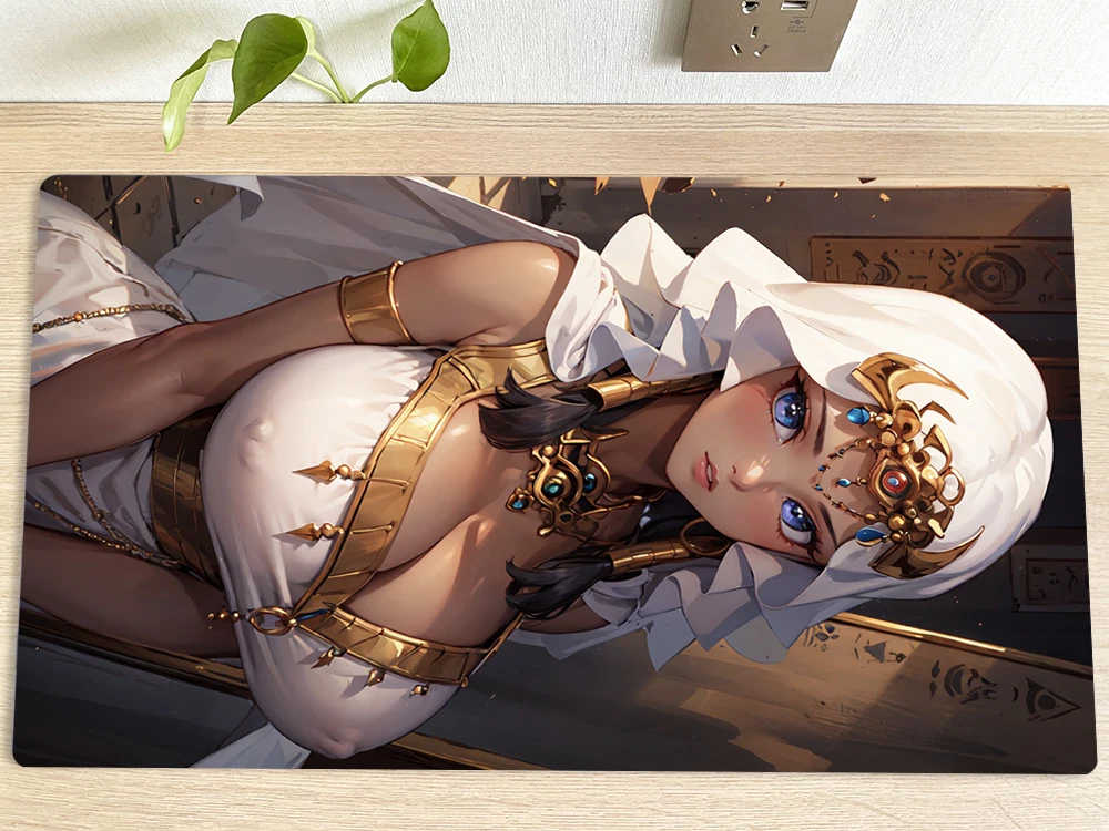 

Настольный игровой коврик YuGiOh для девочек Ishizu Ishtar TCG, коврик для игры в торговую карту, игровой коврик для мыши, коврик для мыши, Бесплатная Сумка