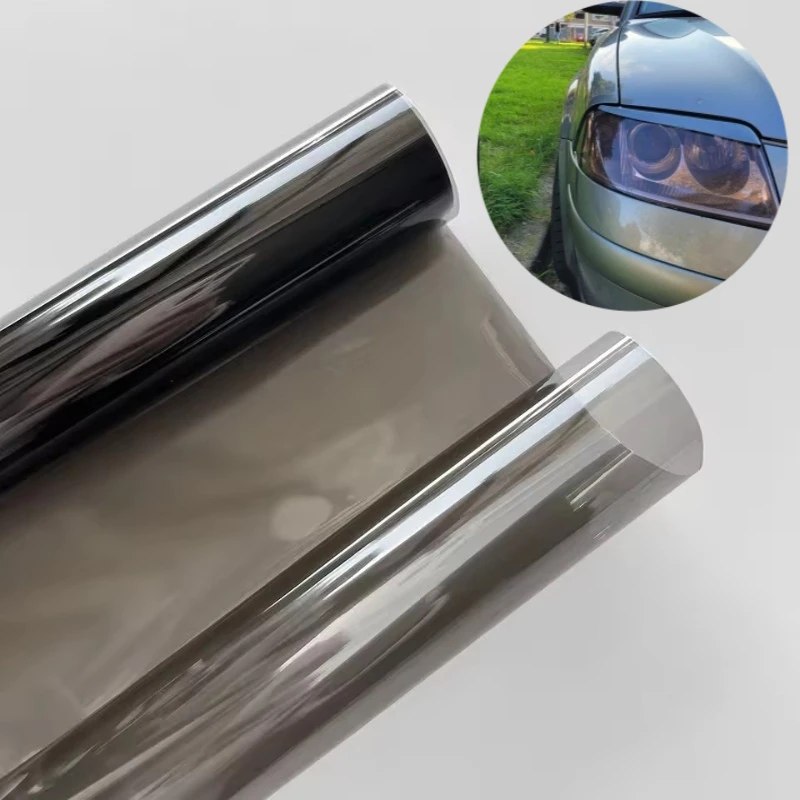

30*200cm Car Headlight Tint Fog Light Taillight Waterproof Stickers Auto Fog Light Taillight Smoke Black Tailing Lamp Stickers