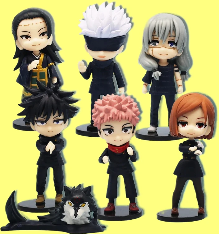 جوجوتسو كايسن 9 سنتيمتر الشكل ساتورو جوجو إيتادوري يوجي جيتو سوجورو نوبارا ميغومي جمع شخصية الحلي #1