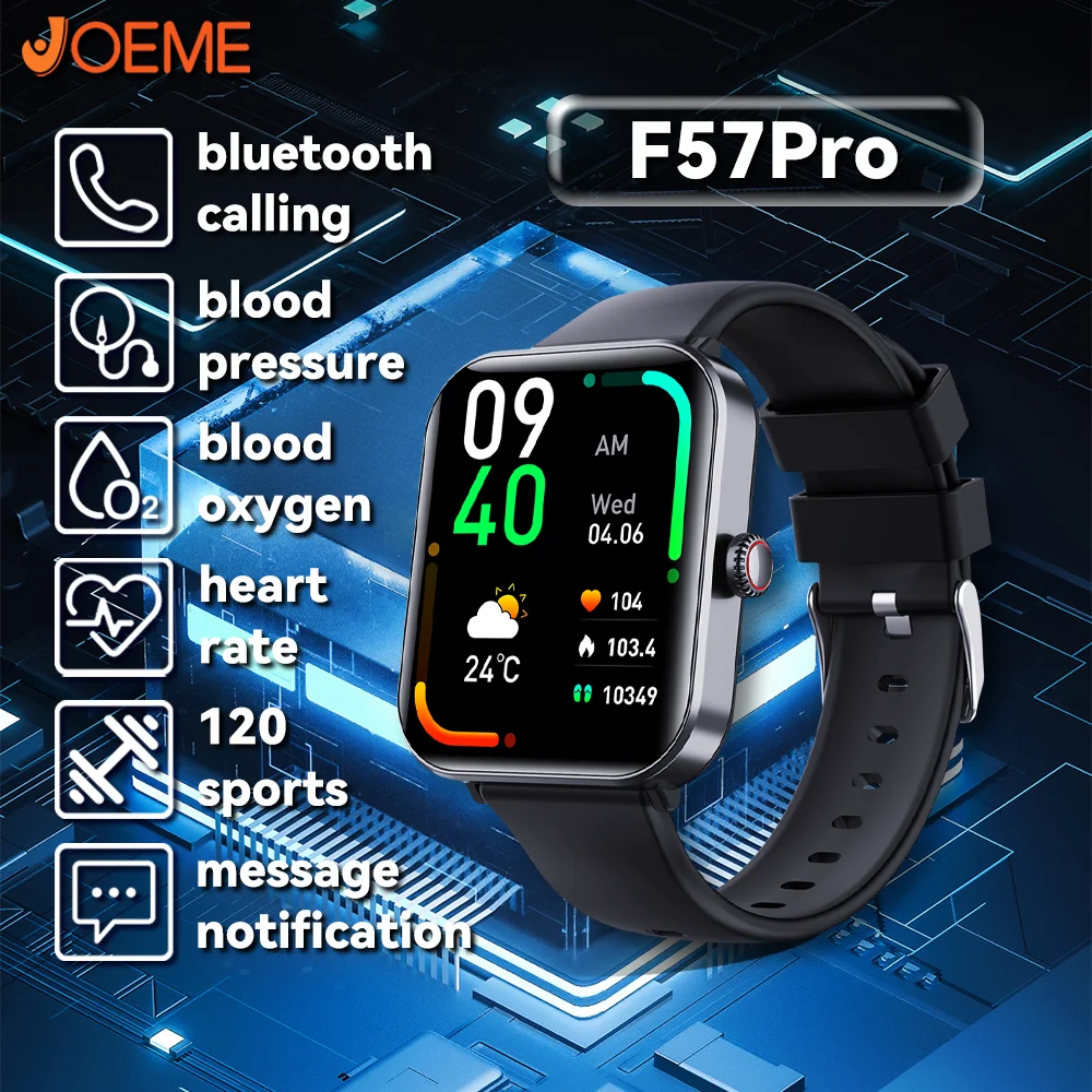 

Смарт-часы JOEME F57Pro с Bluetooth и функцией вызова