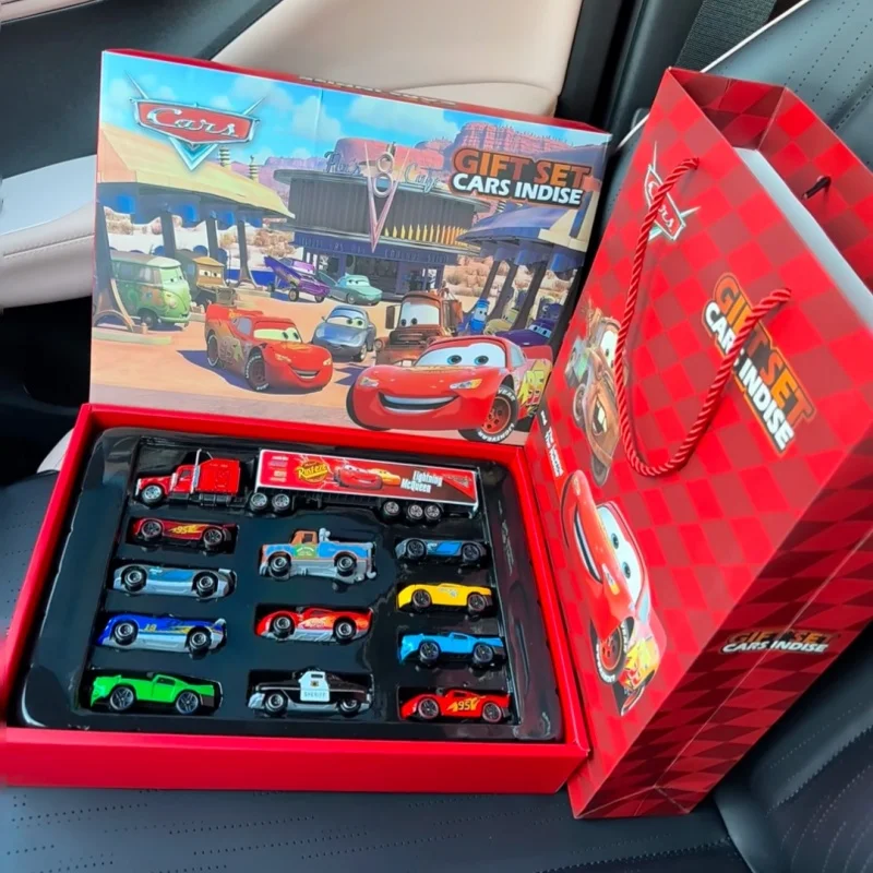 

Disney Pixar Cars Toy Metal Diecast Car Model 12Pcs Gift Box Lightning McQueen Truck Figure Boy Kids Birthday Gifts Toys