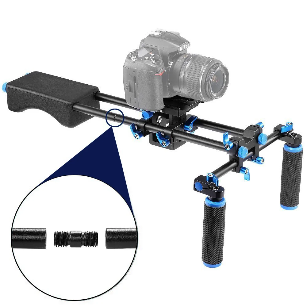 Mcoplus كاميرا حامل الكتف مثبت ل فوجي فيلم سوني A7 A7R A7Rs II III A9 A6500 GH4 GH5 كانون 6D 7D 5D مارك III IV نيكون