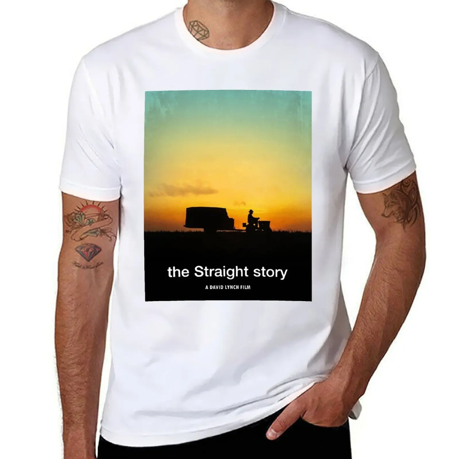 

The Straight Story T-Shirt cotton t shirts man 100% t shirts for man pack cotton t shirt man casual T-shirt