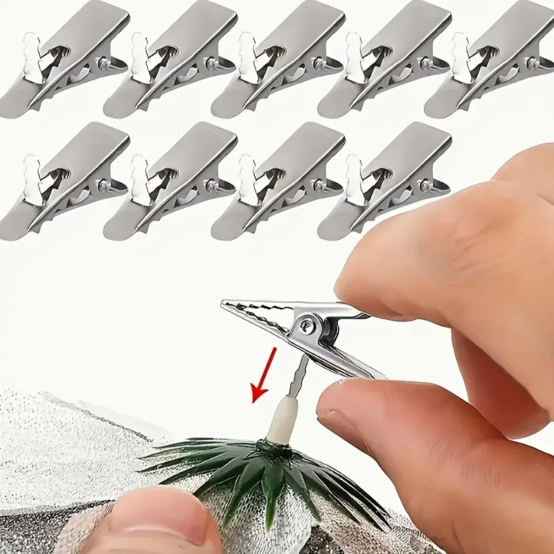 25Pcs Mini Decorative Clips, Durable Multifunctional Fasteners for Christmas Tree, Wreath, Holiday, Wedding, Birthday Party