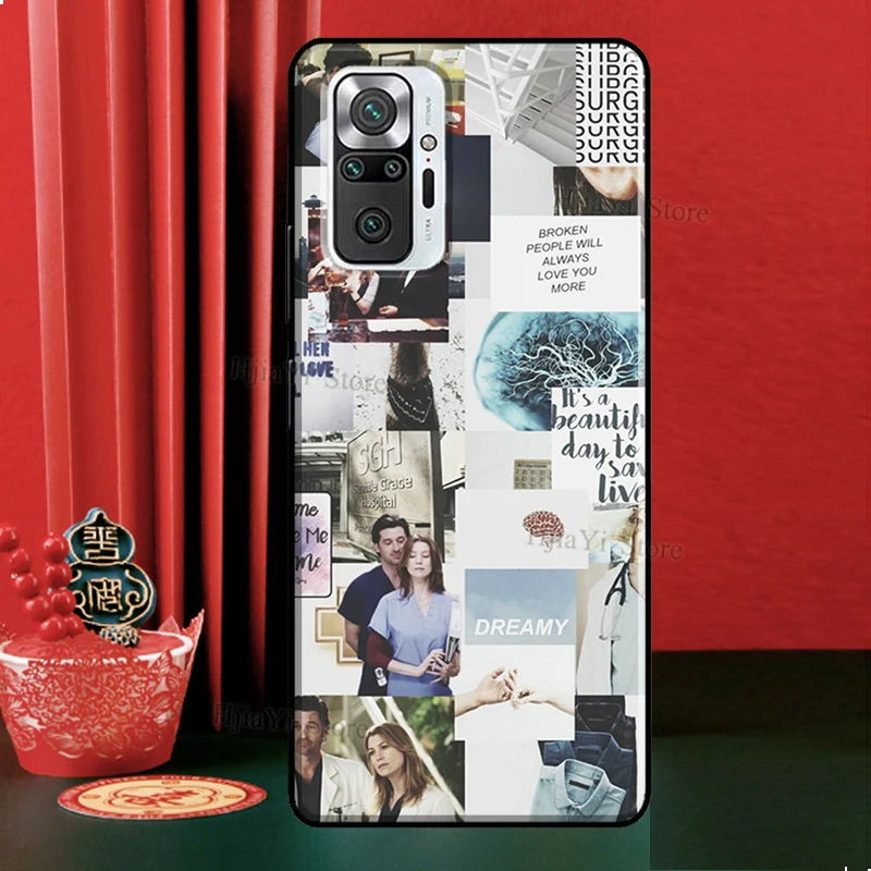 Greys Anatomy Case For Xiaomi Redmi Note 12 Pro 11 9 8 10 Pro 9S 10S 11S 12S Redmi 12C 9C 10A 10C Cover