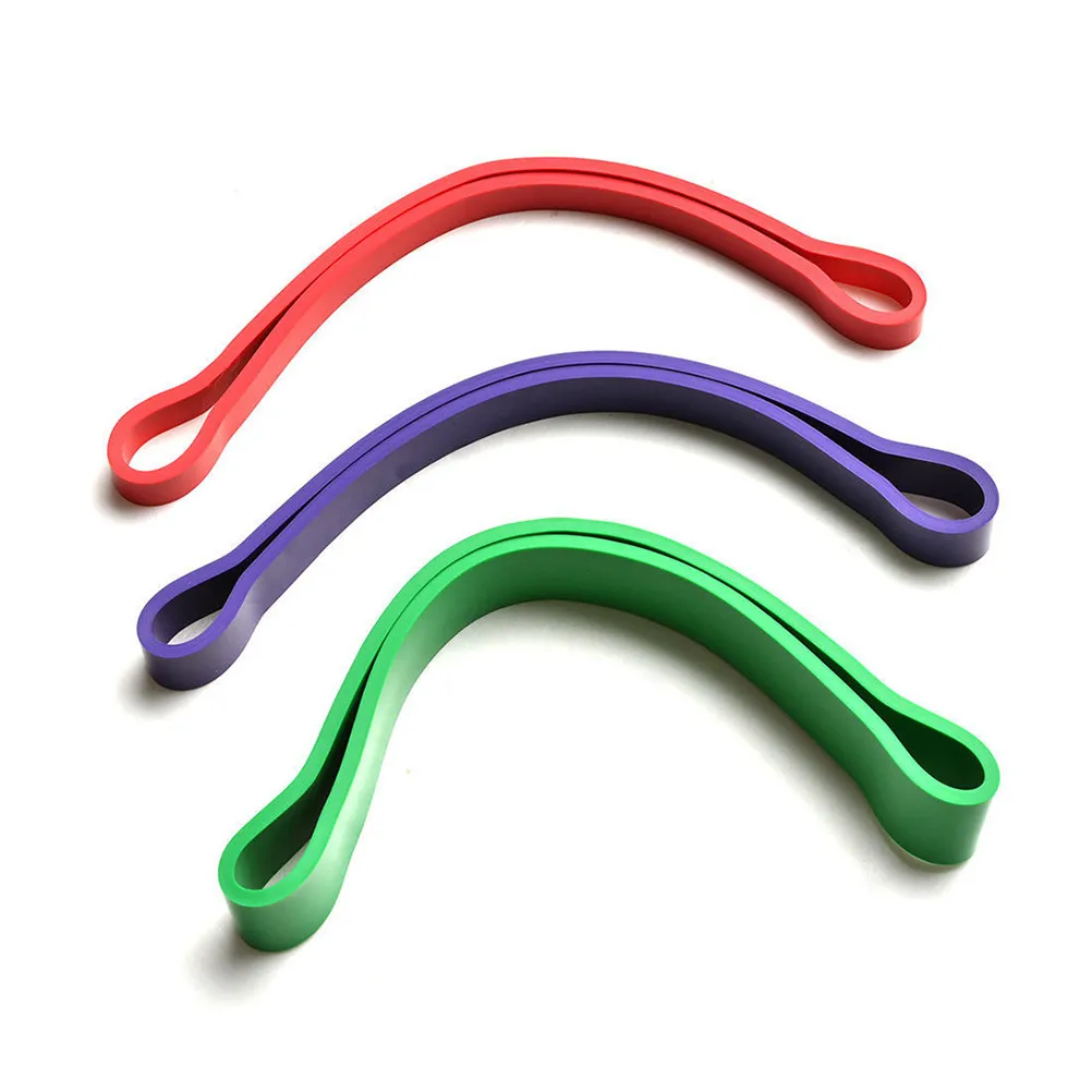 Resistance Band Fitness For At Home Exercise Travel Flat Latex Elastic Pilates Physical Therapy Endurance Strength