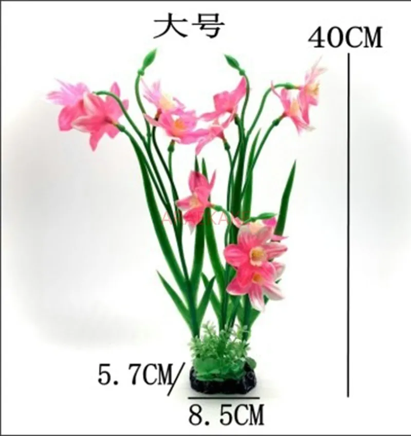 Narcissus, lotus, dreamy aquarium, landscape design, fish tank decoration, simulated water grass, plastic flower, artificial flo