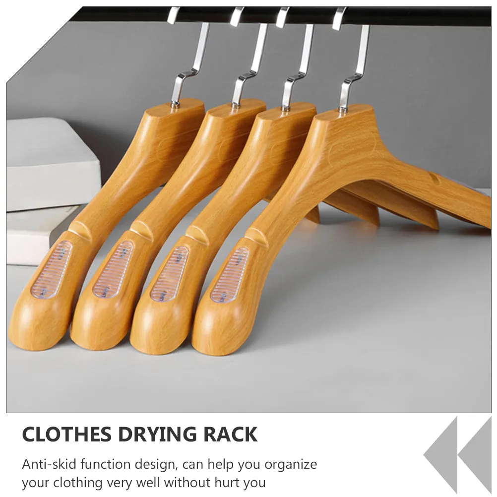 

5Pcs Metal Anti-Skid Clothes Hangers Sturdy Plastic Coat Hangers Household Non-Slip Clothes Drying Rack Strong Bearing