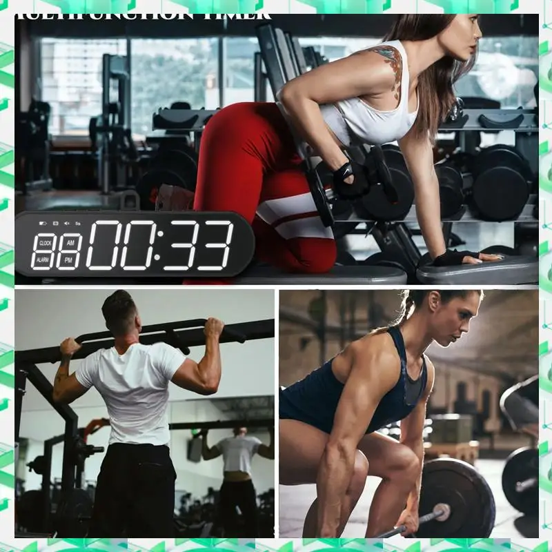 

3C Electron портативный таймер для спортзала, многофункциональный 1000 мАч, USB, фитнес, спортивный интервал, таймер для тренировок, будильник, прочный, порт