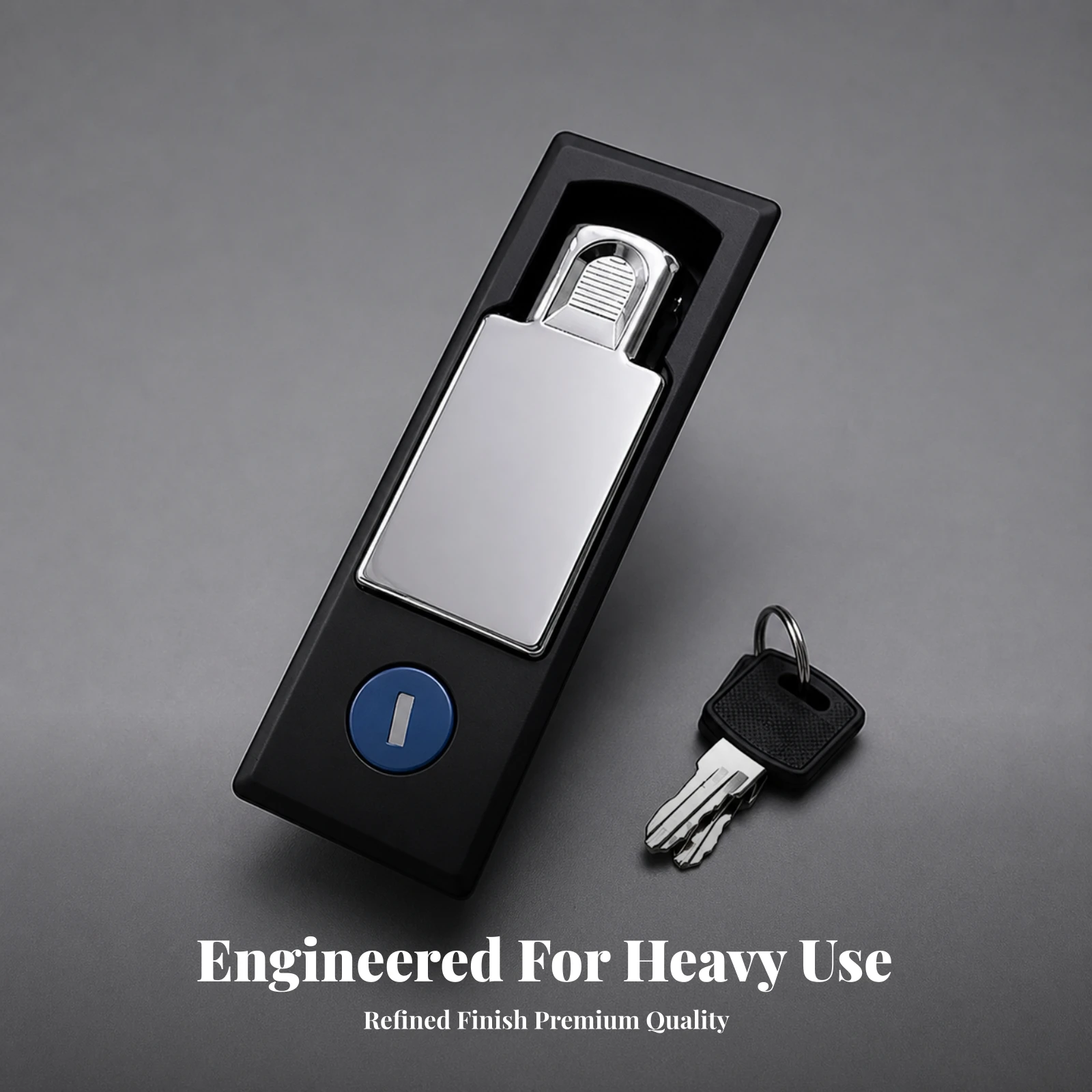 Flat Cabinet Lock Reliable Cabinet Lock with Key Locks Zinc Alloy Hardware Slim for Control Box