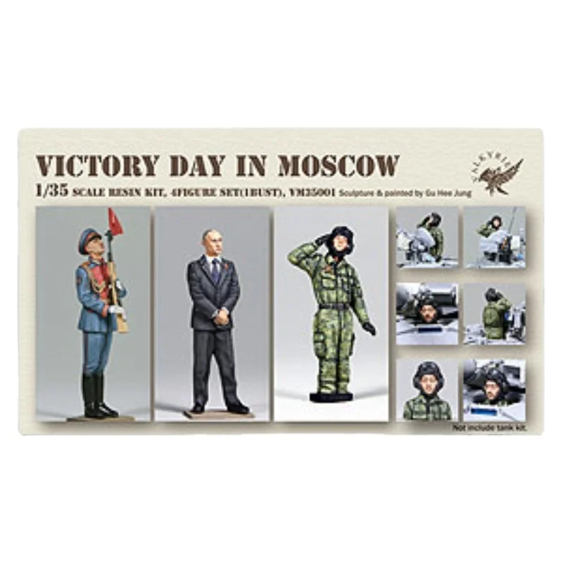 

1:35 Resin Figure Model Assembly Kit Unpainted Model Moscow Victory Day Character Resin Model Unpainted