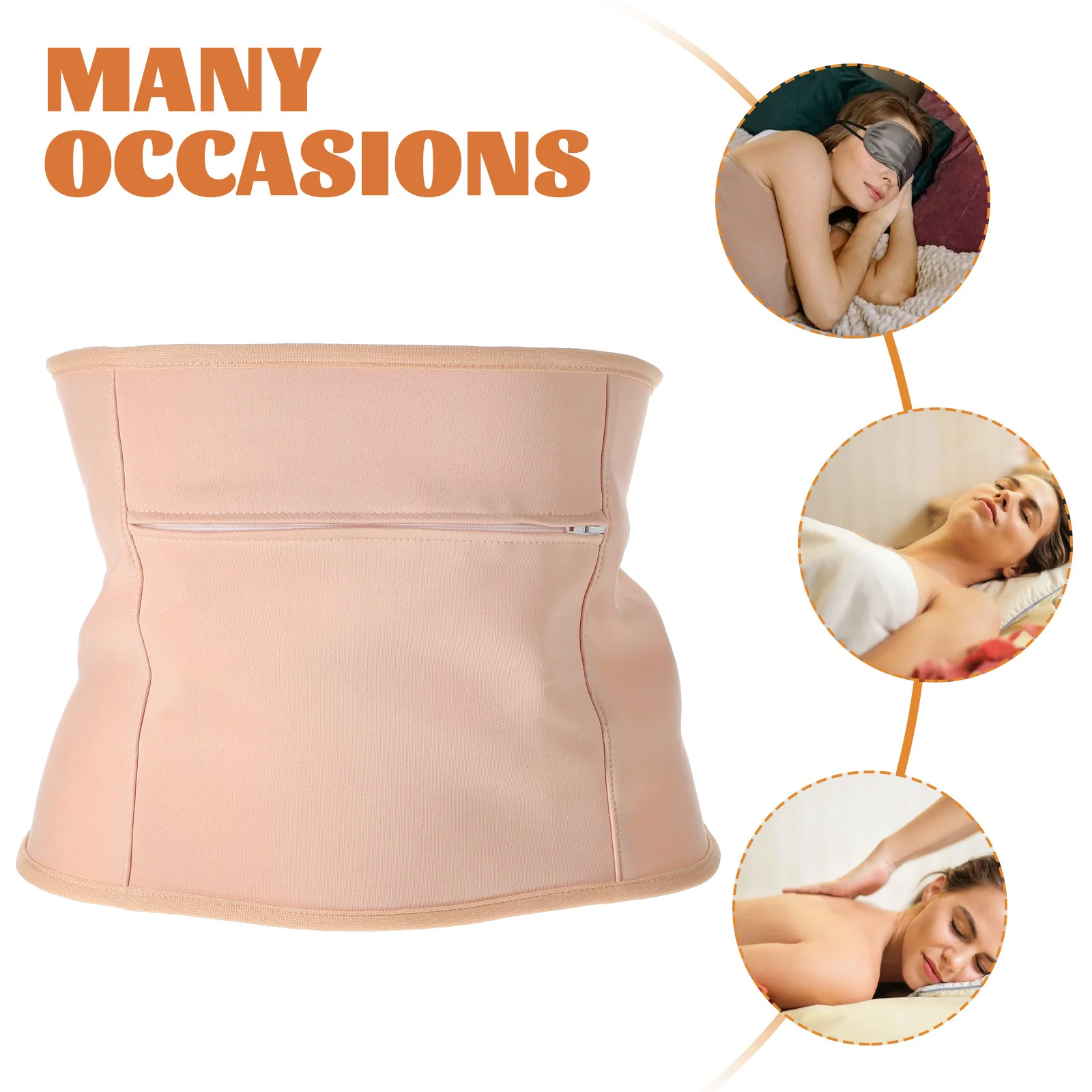 

Reusable Castor Oil Pack Soft Comfortable Oil Pack Wrap Convenient Sleep Help Useful Relax Assist Useful Sleep Help