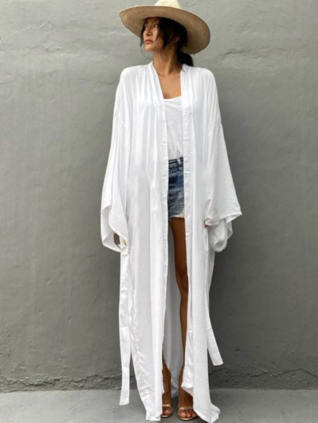 Kimonos for Women Boho Kimono Robe Beach Coverups Womens Beach Blouses Loose Kimono Open Front Kimono Cardigan Over Sized Kimono