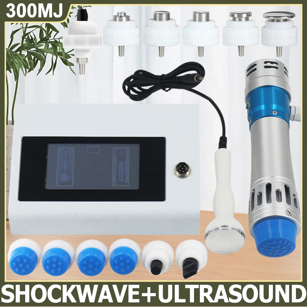 Physiotherapy Shockwave Therapy Machine 300MJ Shock Wave Massager ED Treatment Relief Body Muscle Pain Portable Massager Newest