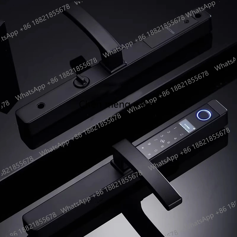 Waterproof fingerprint lock sliding door sliding door narrow frame password smart lock
