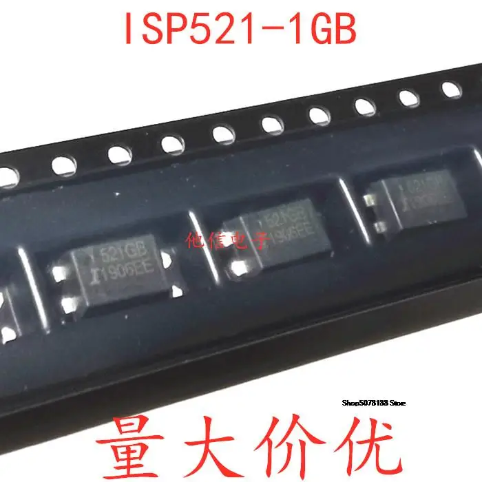 10pieces  ISP521-1GB ISP521 SOP-4TLP521-1G