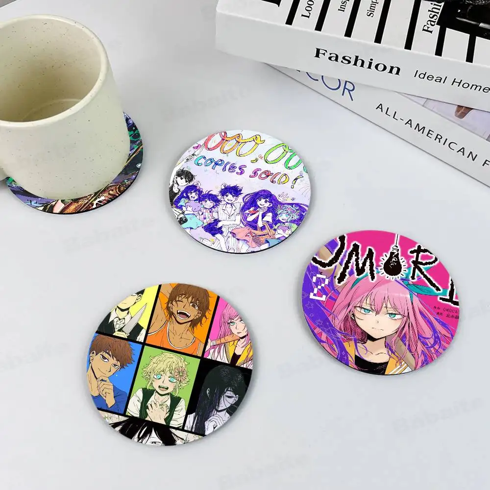 Pixel indie games O-OmoriI Wooden Coaster Coffee Teacup Decoration Coffee Shop Beverage Shop Family Restaurant Cafe Decoration