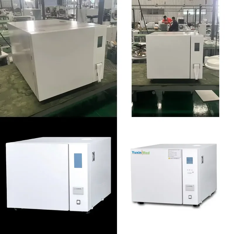 26 MST.Z-60B 60L Tabletop Pulse Vacuum Steam Processing System with Automatic Door-Bench-Top Design for Efficient Thermal