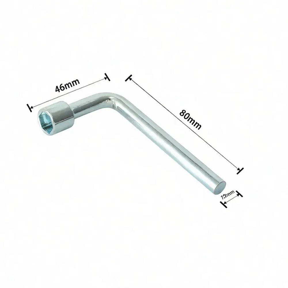High Strength L Type Hex Socket Wrench Pipe Spanner Carbon Steel Manual Tool For Automotive Machinery Hardware Repairs