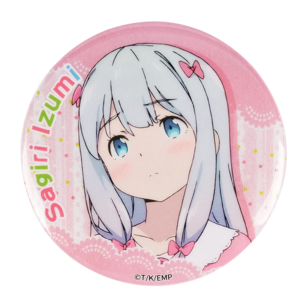 58mm Anime Eromanga Sensei Izumi Sagiri Cosplay COSTUME Badge Pin SPTE Tinplate Brooch﻿