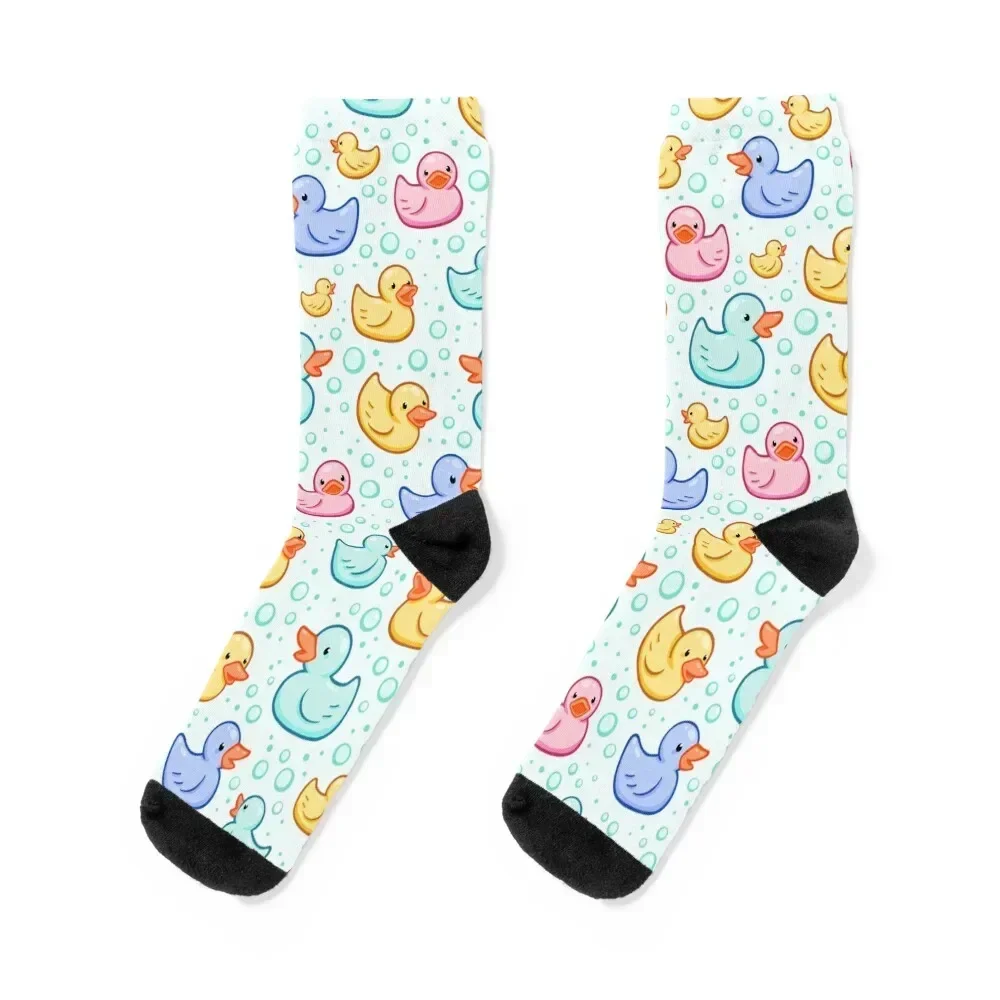 

Rubber Duckie Socks kawaii tennis Stockings compression heated Socks For Girls Men's
