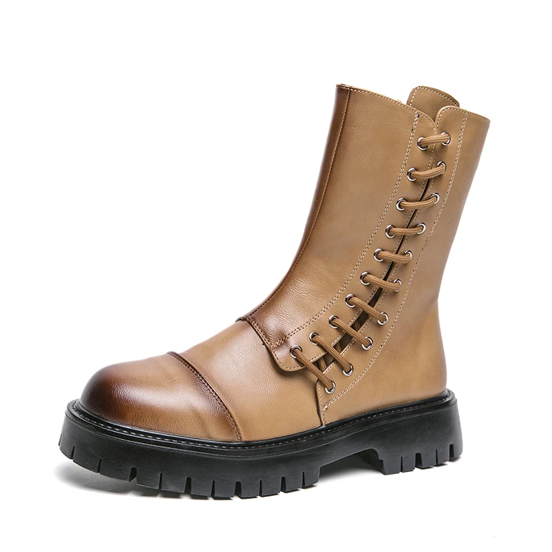 

Work boots, motorcycle men's shoes, high top Martin boots, outdoor casual sports men's motorcycle shoes