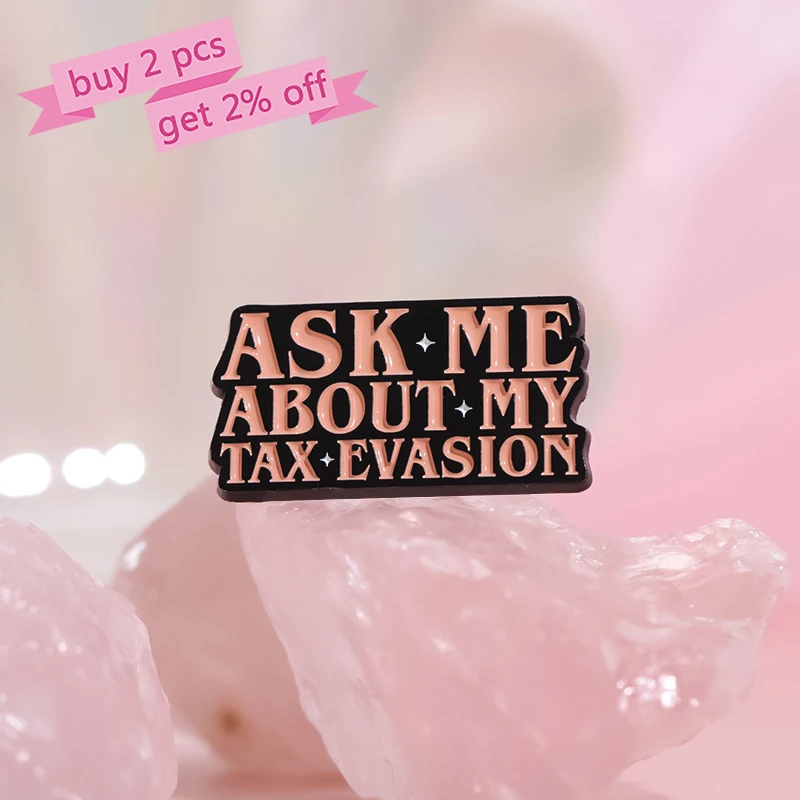 Tax Season Survivor Enamel Pins Custom Accountant Brooches Lapel Badges Cartoon Punk Funny Puns Jewelry Gift for Kids Friends