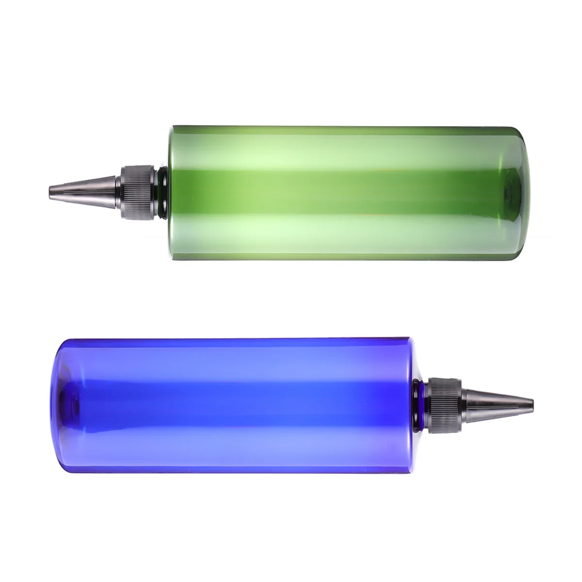 Картина 6: 4 шт., бутылки для краски для волос, 500 мл, многоразовые контейнеры с заостренным кончиком для окрашивания волос, шампунь-кондиционер, салон, бытовой